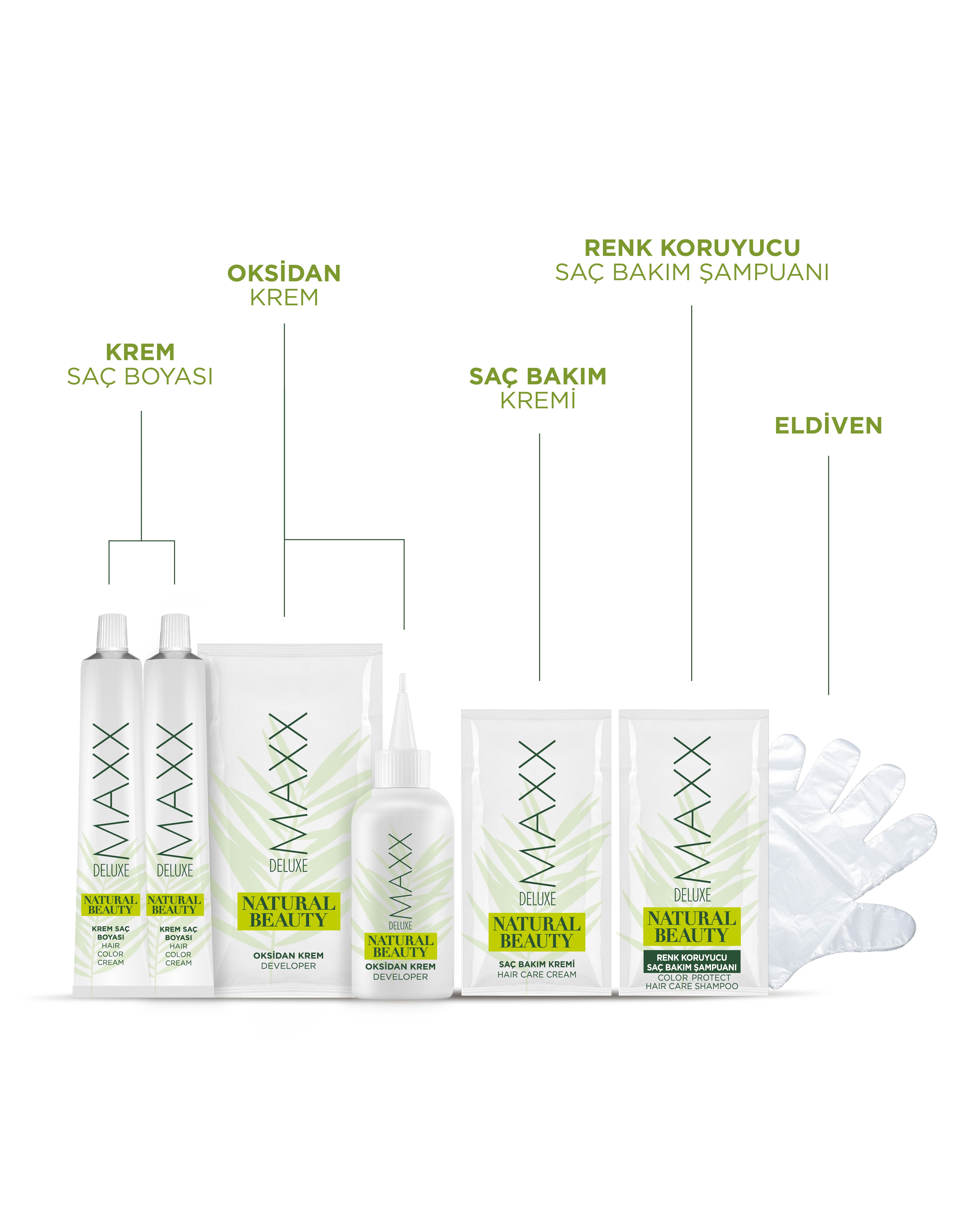 MAXX DELUXE SET BOYA AMONYAKSIZ 8.11 YOĞUN AÇIK KÜLLÜ KUMRAL