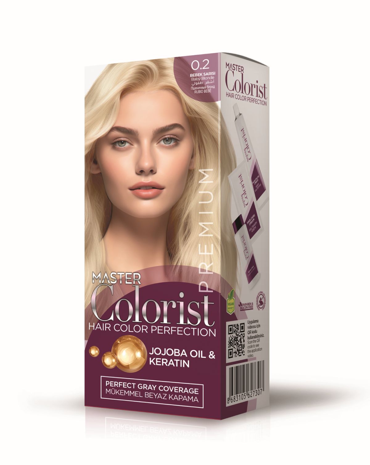 Master Colorist Premium Yarı Kit 0.2 Bebek Sarısı