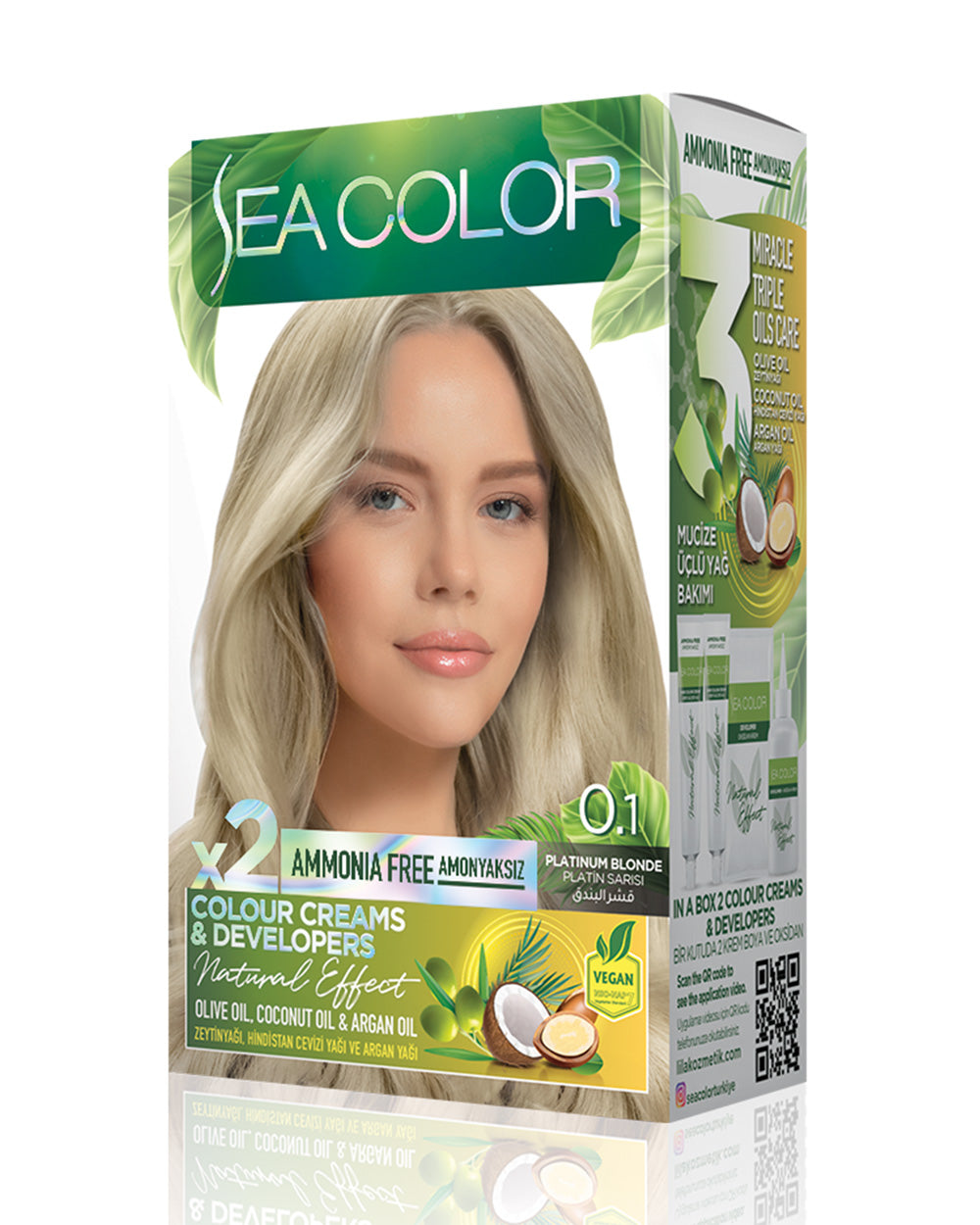 SEA COLOR SET BOYA AMONYAKSIZ 0.1 PLATİN SARISI