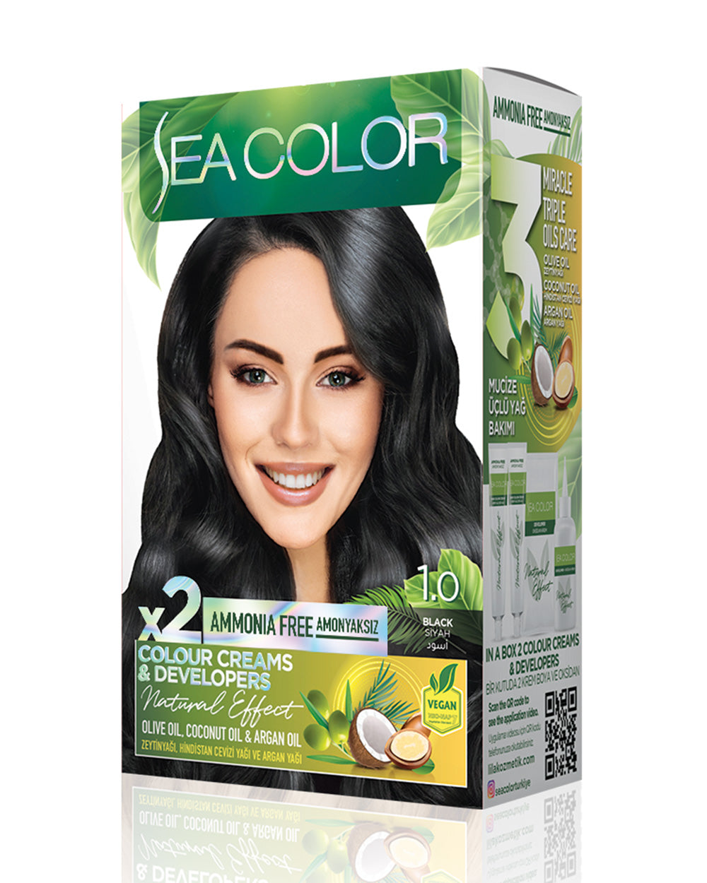 SEA COLOR SET BOYA AMONYAKSIZ 1.0 SİYAH