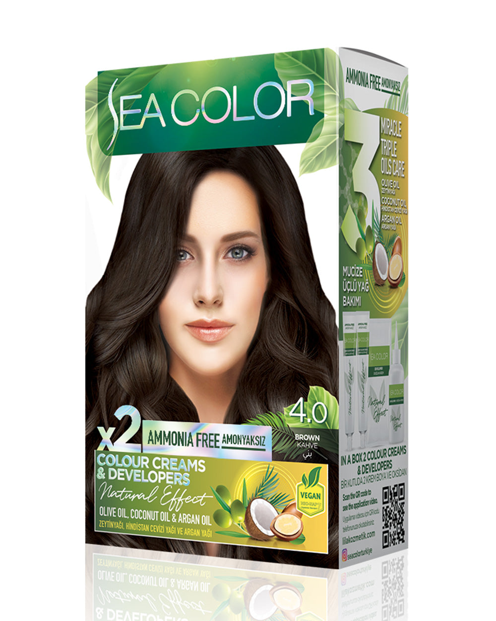 SEA COLOR SET BOYA AMONYAKSIZ 4.0 KAHVE