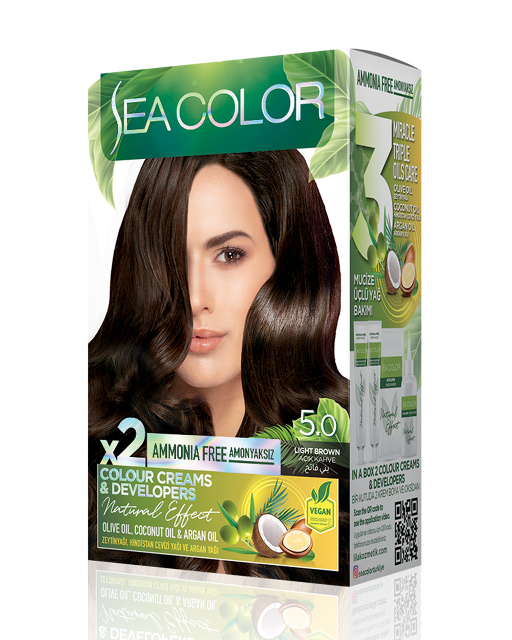 SEA COLOR SET BOYA AMONYAKSIZ 5.0 AÇIK KAHVE
