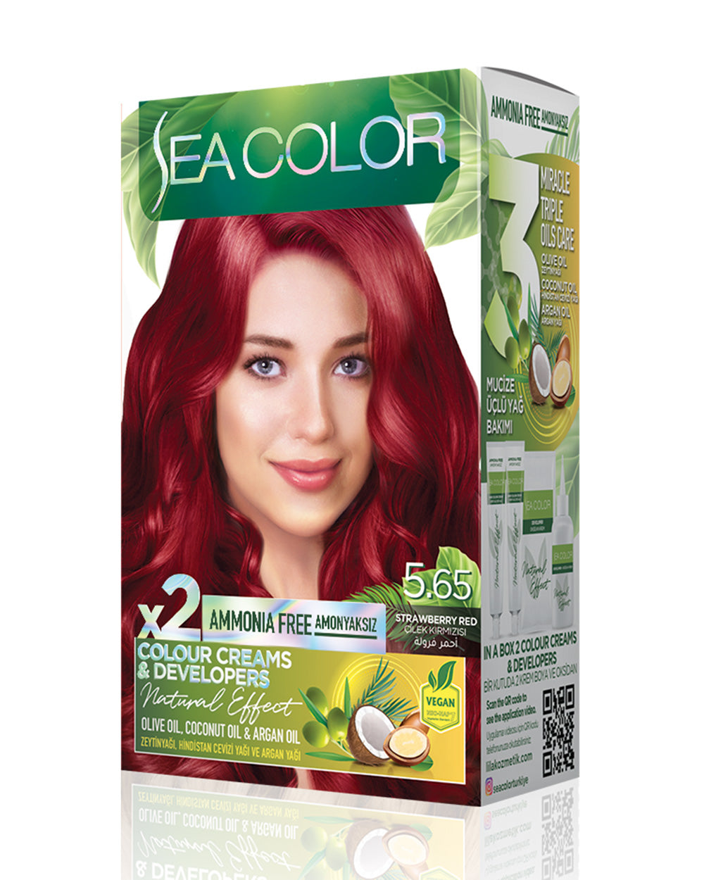 SEA COLOR SET BOYA AMONYAKSIZ 5.65 ÇİLEK KIRMIZISI