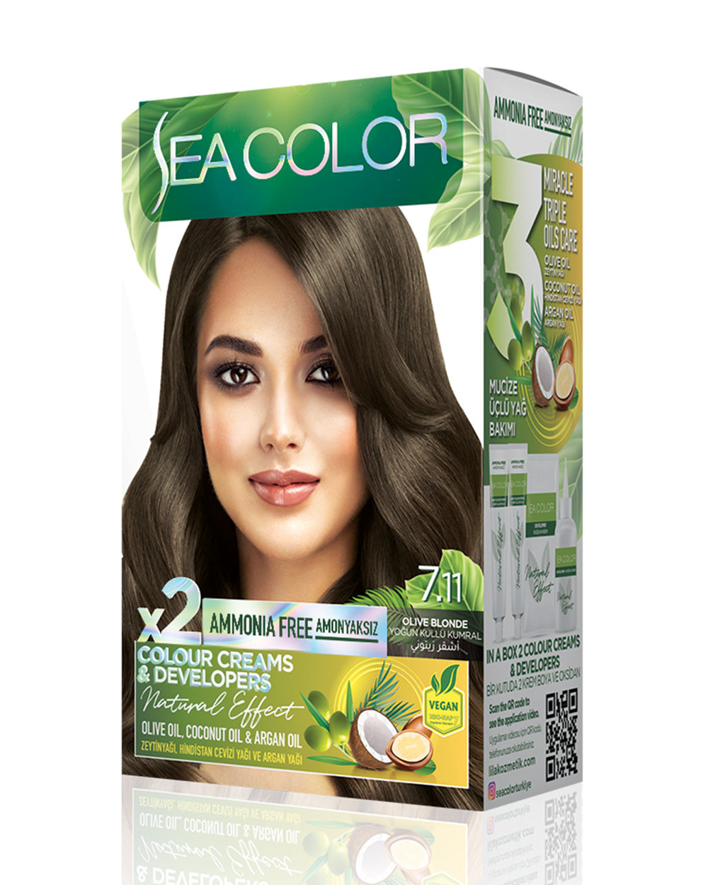 SEA COLOR SET BOYA AMONYAKSIZ 7.11 YOĞUN KÜLLÜ KUMRAL