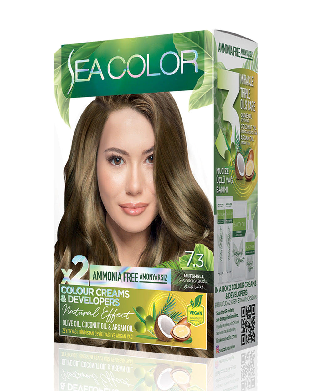 SEA COLOR SET BOYA AMONYAKSIZ 7.3 FINDIK KABUĞU
