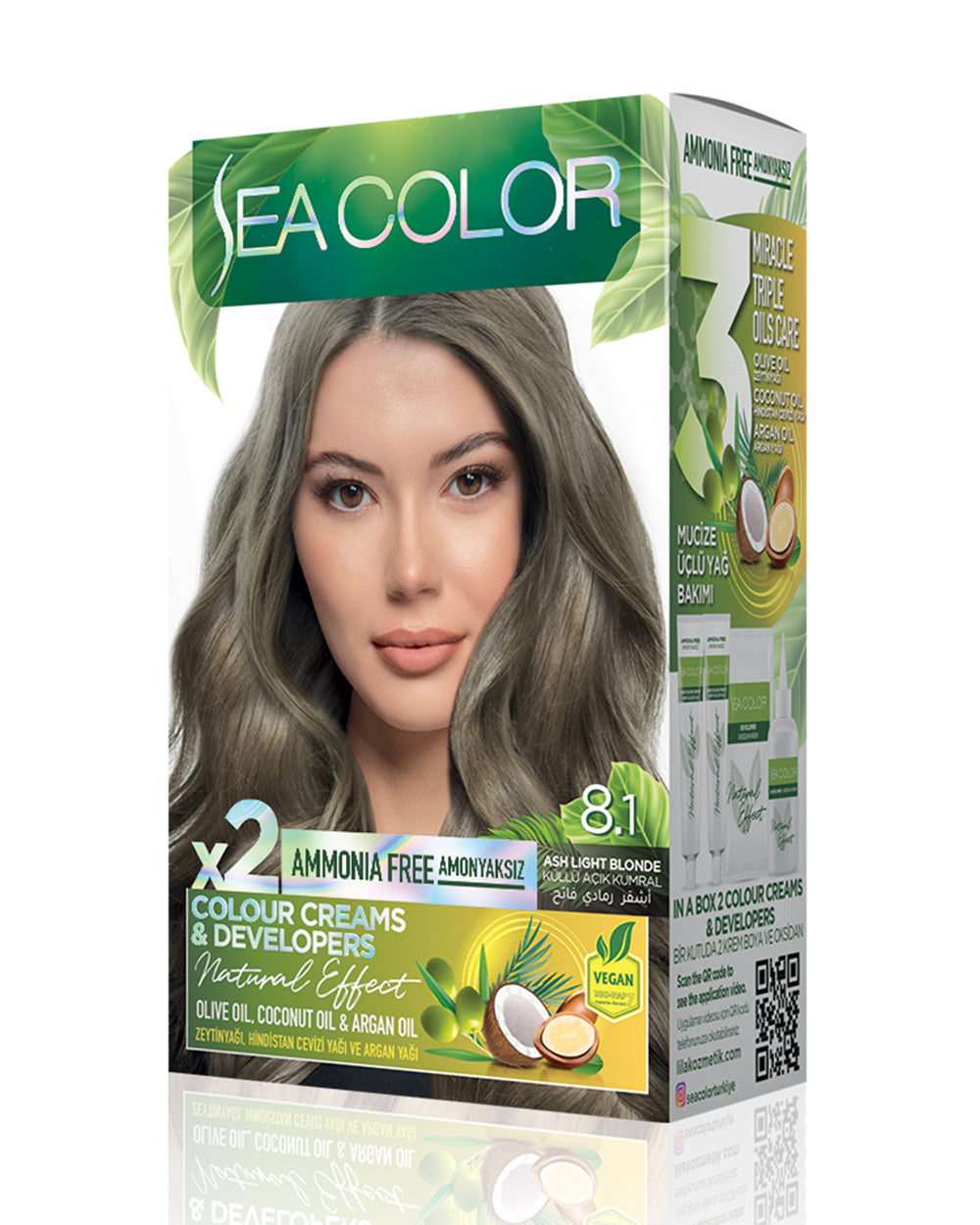 SEA COLOR SET BOYA AMONYAKSIZ 8.1 KÜLLÜ AÇIK KUMRAL