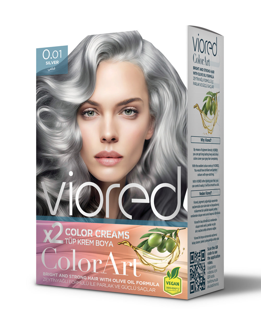VİORED COLORART SET BOYA 0.01 SİLVER