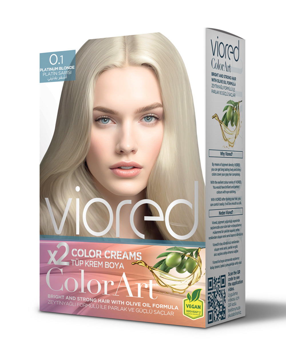 VİORED COLORART SET BOYA 0.1 PLATİN SARISI