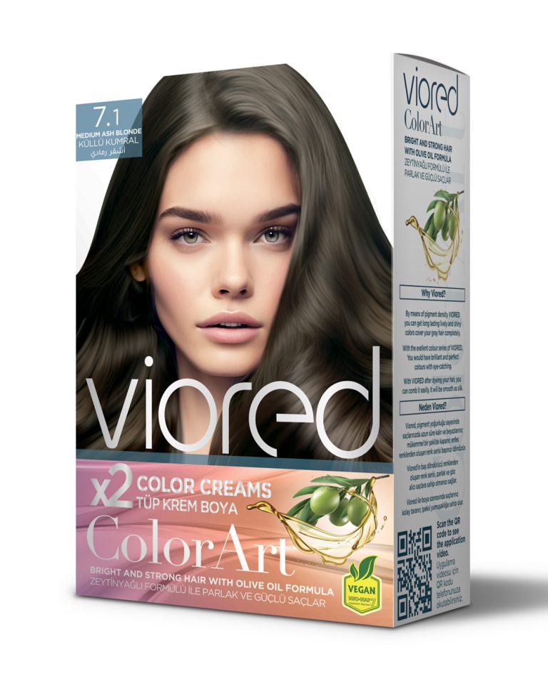 VİORED COLORART SET BOYA 7.1 KÜLLÜ KUMRAL