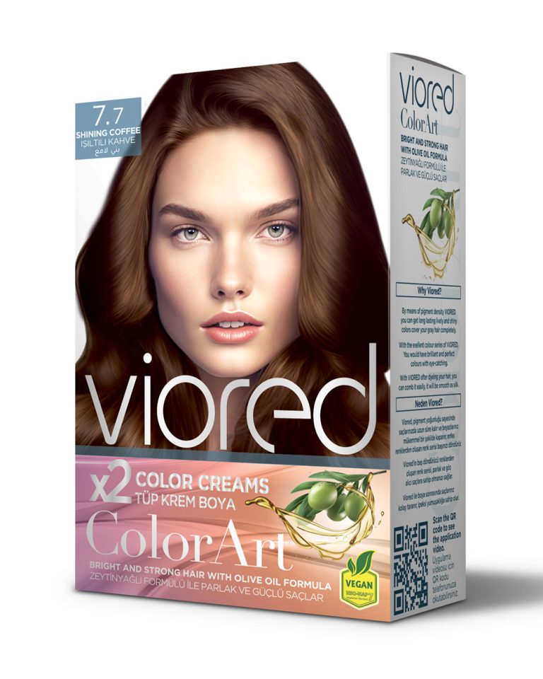VİORED COLORART SET BOYA 7.7 IŞILTILI KAHVE