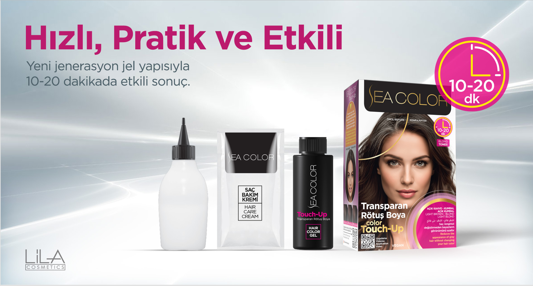 Sea Color Transparan Rötuş Boya Açık Kahve- Kumral- Açık Kumral